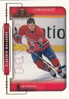 #102 Vladimir Malakhov - Montreal Canadiens - 1999-00 Upper Deck MVP Hockey