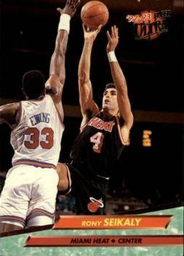 #102 Rony Seikaly - Miami Heat - 1992-93 Ultra Basketball