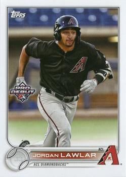 #PD-102 Jordan Lawlar - ACL Diamondbacks - 2022 Topps Pro Debut Baseball