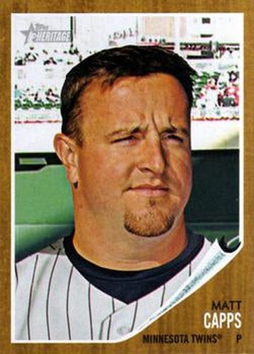 #102 Matt Capps - Minnesota Twins - 2011 Topps Heritage Baseball