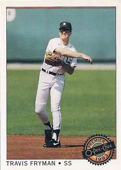 #102 Travis Fryman - Detroit Tigers - 1993 O-Pee-Chee Premier Baseball