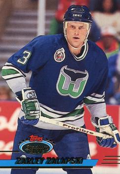 #102 Zarley Zalapski - Hartford Whalers - 1993-94 Stadium Club Hockey