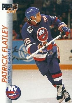 #102 Patrick Flatley - New York Islanders - 1992-93 Pro Set Hockey