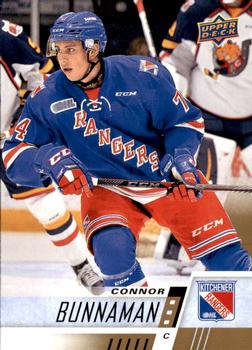 #102 Connor Bunnaman - Kitchener Rangers - 2017-18 Upper Deck CHL Hockey