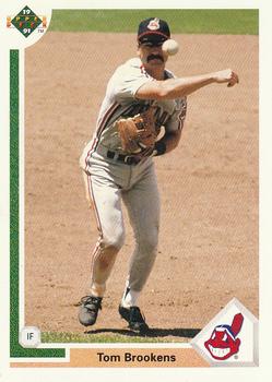 #102 Tom Brookens - Cleveland Indians - 1991 Upper Deck Baseball