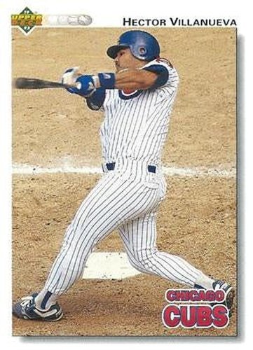 #102 Hector Villanueva - Chicago Cubs - 1992 Upper Deck Baseball