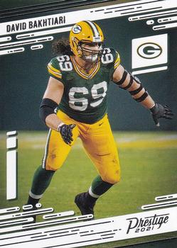 #102 David Bakhtiari - Green Bay Packers - 2021 Panini Prestige Football