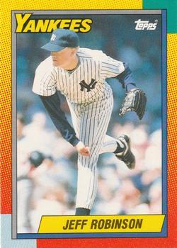 #103T Jeff Robinson - New York Yankees - 1990 Topps Traded Baseball