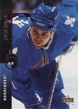 #103 Owen Nolan - Quebec Nordiques - 1994-95 Upper Deck Hockey