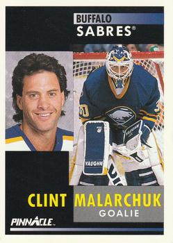 #103 Clint Malarchuk - Buffalo Sabres - 1991-92 Pinnacle Hockey
