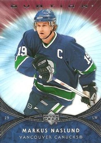 #103 Markus Naslund - Markus Naslund - 2007-08 Upper Deck Ovation Hockey