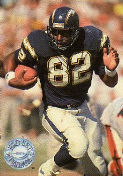 #103 Rod Bernstine - San Diego Chargers - 1991 Pro Set Platinum Football