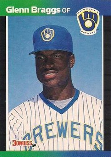 #103 Glenn Braggs - Milwaukee Brewers - 1989 Donruss Baseball