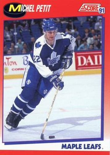 #103 Michel Petit - Toronto Maple Leafs - 1991-92 Score Canadian Bilingual Hockey