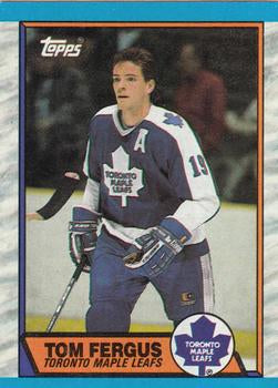 #103 Tom Fergus - Toronto Maple Leafs - 1989-90 Topps Hockey