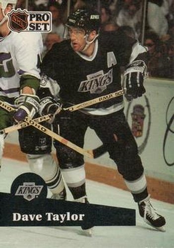 #103 Dave Taylor - 1991-92 Pro Set Hockey