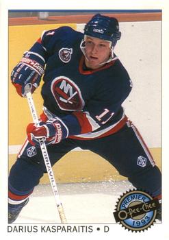 #103 Darius Kasparaitis - New York Islanders - 1992-93 O-Pee-Chee Premier Hockey