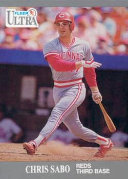 #103 Chris Sabo - Cincinnati Reds - 1991 Ultra Baseball