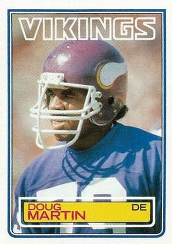 #103 Doug Martin - Minnesota Vikings - 1983 Topps Football