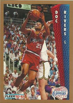 #103 Doc Rivers - Los Angeles Clippers - 1992-93 Fleer Basketball