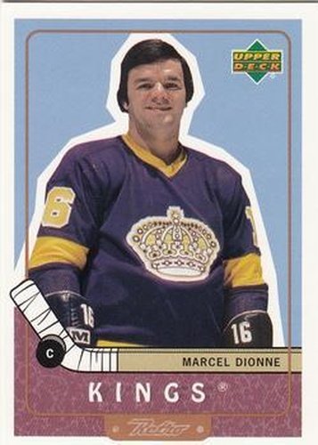 #103 Marcel Dionne - Los Angeles Kings - 1999-00 Upper Deck Retro Hockey