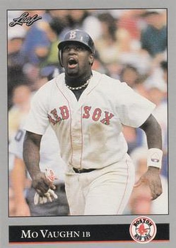 #103 Mo Vaughn - Boston Red Sox - 1992 Leaf Baseball