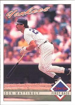 #103 Don Mattingly - New York Yankees - 1993 O-Pee-Chee Baseball