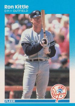 #103 Ron Kittle - New York Yankees - 1987 Fleer Baseball