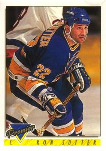 #103 Ron Sutter - St. Louis Blues - 1993-94 O-Pee-Chee Premier Hockey