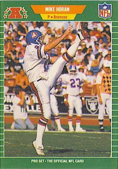 #103 Mike Horan - Denver Broncos - 1989 Pro Set Football