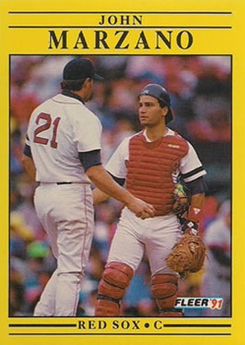 #103 John Marzano - Boston Red Sox - 1991 Fleer Baseball