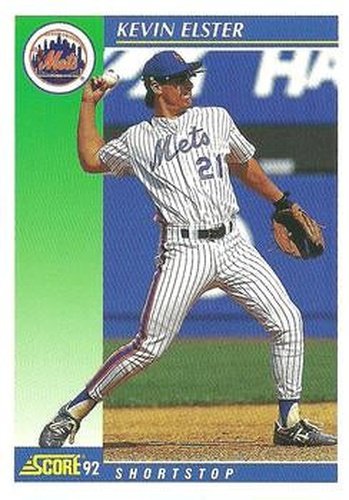 #103 Kevin Elster - New York Mets - 1992 Score Baseball