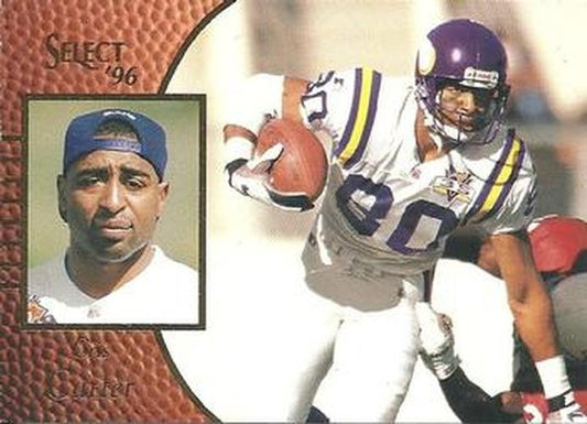 #103 Cris Carter - Minnesota Vikings - 1996 Select Football