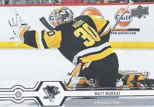 #103 Matt Murray - Pittsburgh Penguins - 2019-20 Upper Deck Hockey