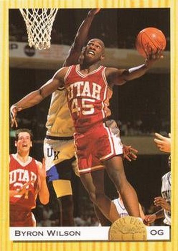 #103 Byron Wilson - Utah Utes / Phoenix Suns - 1993 Classic Draft Picks Basketball