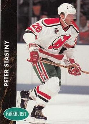 #103 Peter Stastny - New Jersey Devils - 1991-92 Parkhurst Hockey