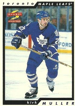 #103 Kirk Muller - Toronto Maple Leafs - 1996-97 Score Hockey