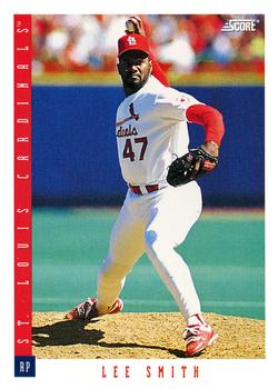 #103 Lee Smith - St. Louis Cardinals - 1993 Score Baseball