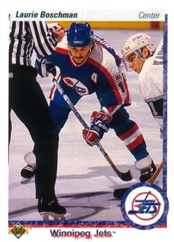 #103 Laurie Boschman - Winnipeg Jets - 1990-91 Upper Deck Hockey