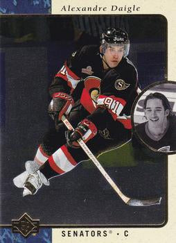 #103 Alexandre Daigle - Ottawa Senators - 1995-96 SP Hockey
