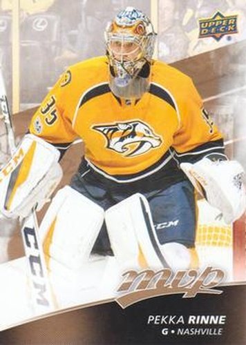 #103 Pekka Rinne - Nashville Predators - 2017-18 Upper Deck MVP Hockey