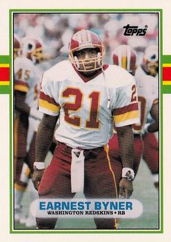 #103T Earnest Byner - Washington Redskins - 1989 Topps Traded Football