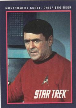 #103 Montgomery Scott, Chief Engineer - 1991 Impel Star Trek 25th Anniversary