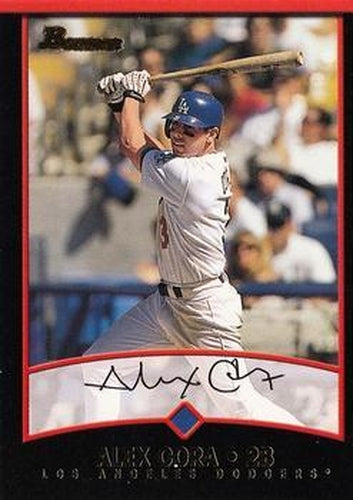 #103 Alex Cora - Los Angeles Dodgers - 2001 Bowman Baseball