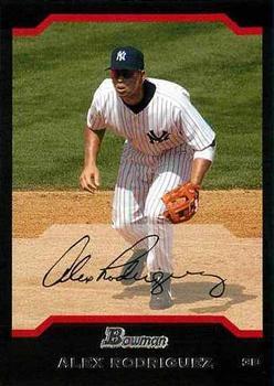 #103 Alex Rodriguez - New York Yankees - 2004 Bowman Baseball