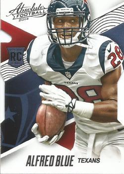 #103 Alfred Blue - Houston Texans - 2014 Panini Absolute - Retail Football