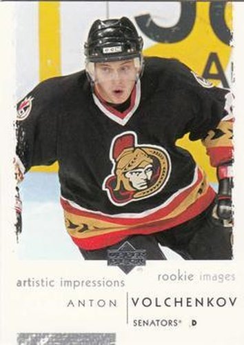 #103 Anton Volchenkov - Ottawa Senators - 2002-03 UD Artistic Impressions Hockey