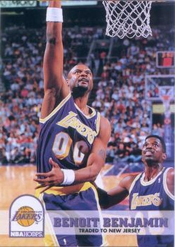 #103 Benoit Benjamin - New Jersey Nets - 1993-94 Hoops Basketball