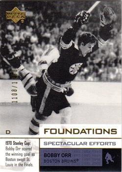 #103 Bobby Orr - Boston Bruins - 2002-03 Upper Deck Foundations Hockey