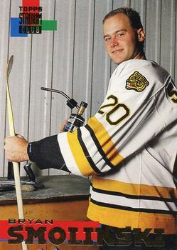 #103 Bryan Smolinski - Boston Bruins - 1994-95 Stadium Club Hockey